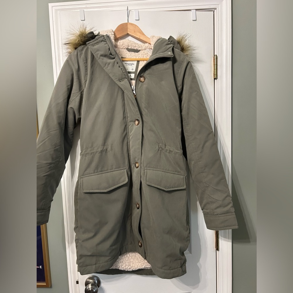 Abercrombie Fall/Winter Cinch-Waist Coat